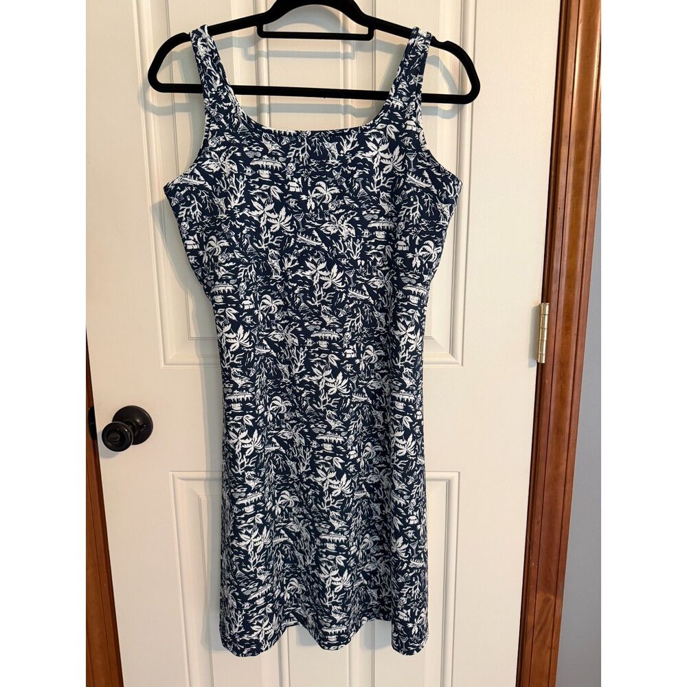 Columbia Blue print Dress size L